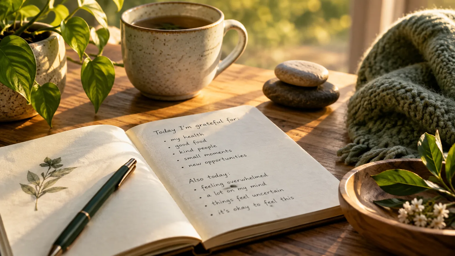 Illustrative image: gratitude practice