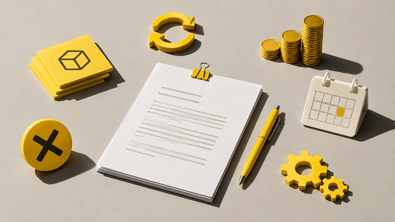Illustrative image: freelance contracts
