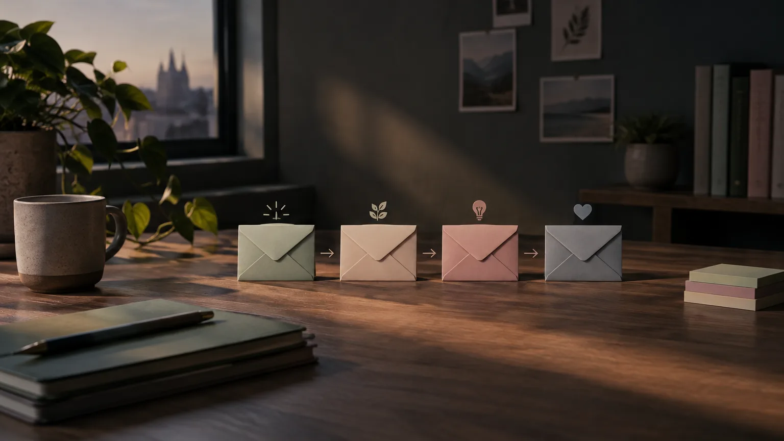 Illustrative image: email welcome series