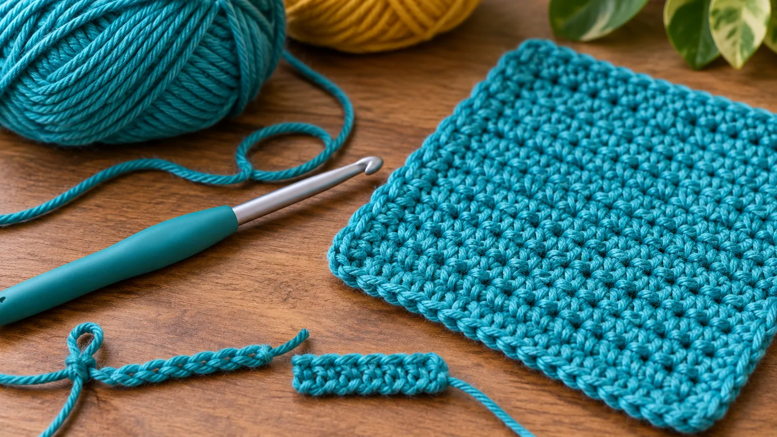 Illustrative image: beginner crochet