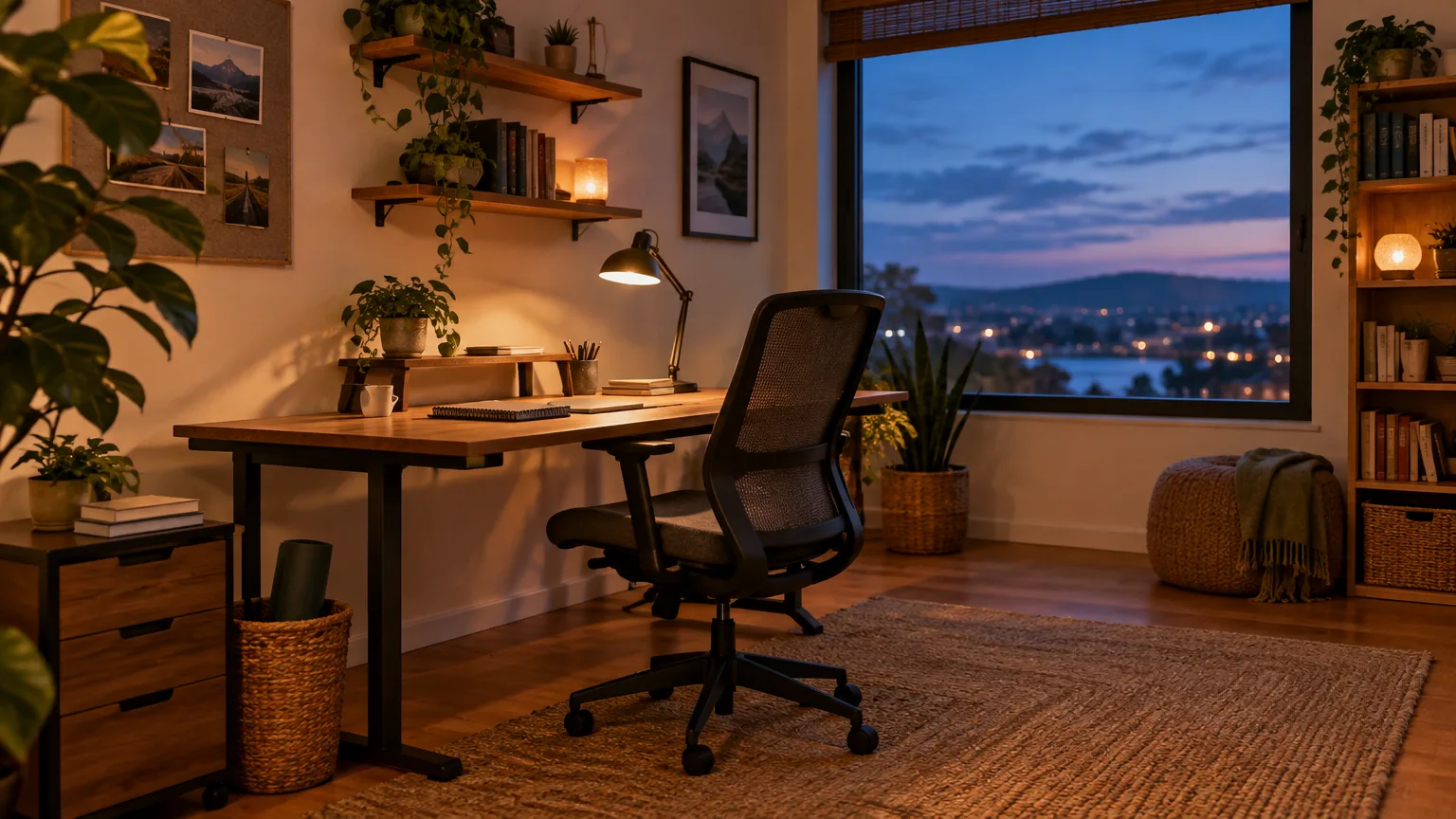 Illustrative image: budget home office