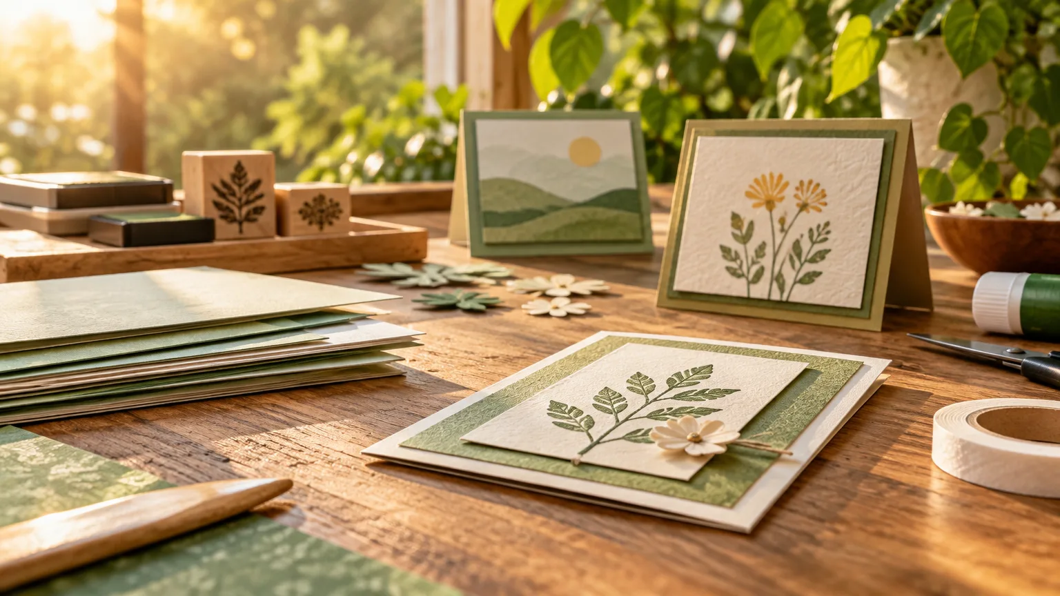 Illustrative image: handmade greeting cards