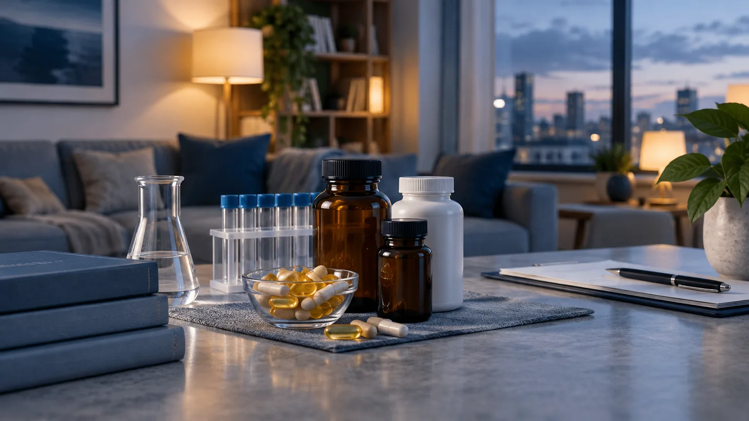 Illustrative image: third-party testing supplements